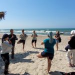Yoga am Strand
